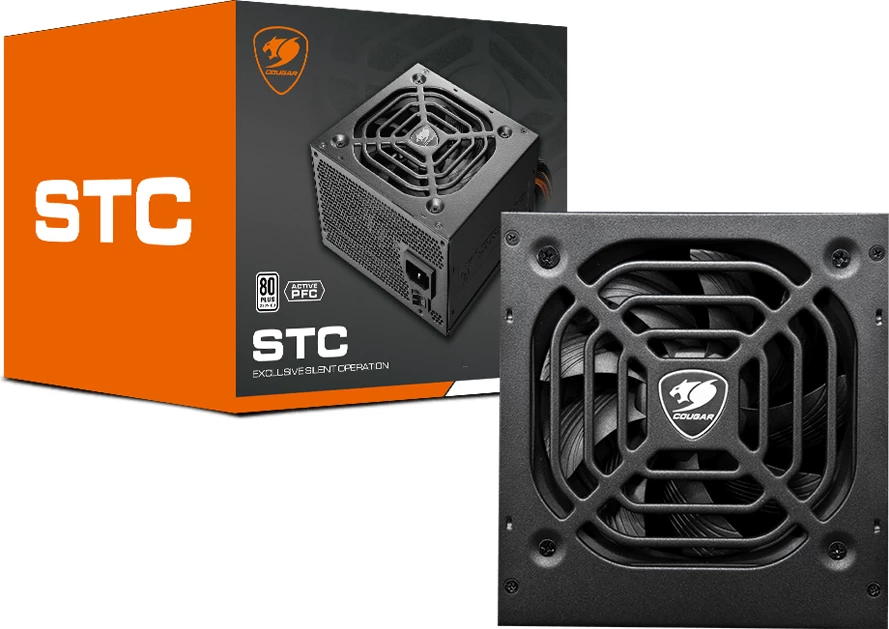 Furnizues rryme COUGAR STC500 500W 80 Plus White, e zezë