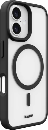 Mbështjellës LAUT Huex Protect MagSafe për iPhone 16, e zezë