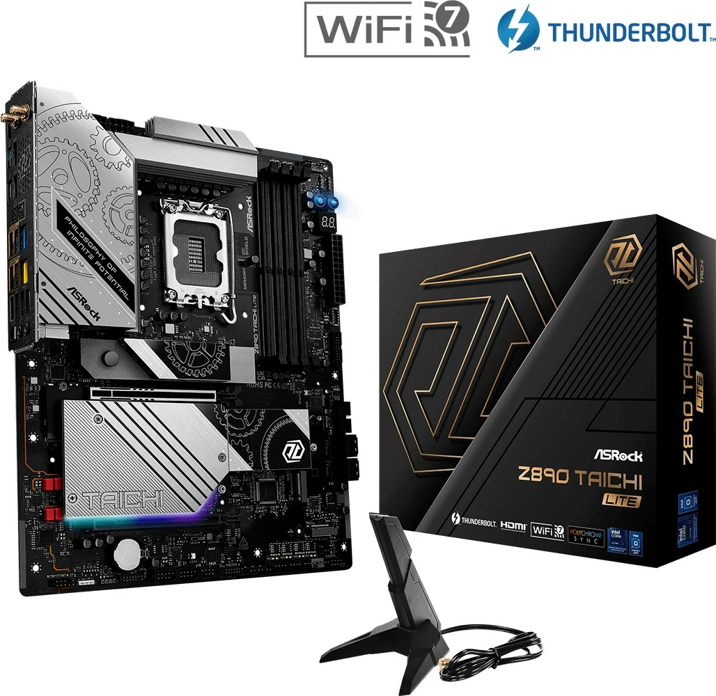 Pllakë amë ASRock Z890 Taichi Lite, Intel, LGA 1851, DDR5, 256 GB