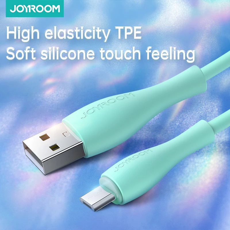 Kabllo Joyroom S-2030M8, USB-A në micro USB, 2m, 3A, e gjelbër