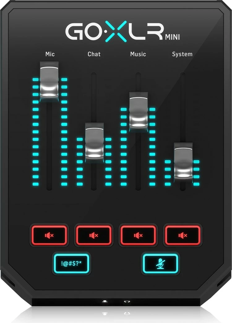 Mikser dhe ndërfaqe audio TC Helicon Go XLR Mini, ngjyrë e zezë