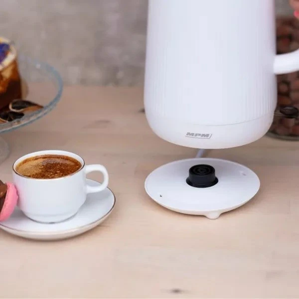 Ibrik elektrik MPM MCZ-115, 1.5 L, 1800 W, Bardhë