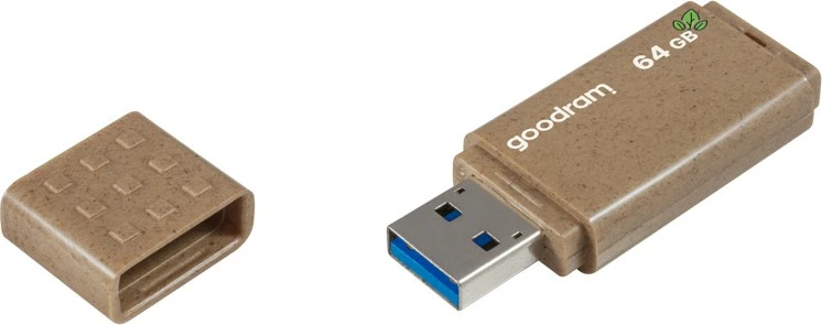 Pendrive GOODRAM UME3 Eco Friendly 64GB, Kafe