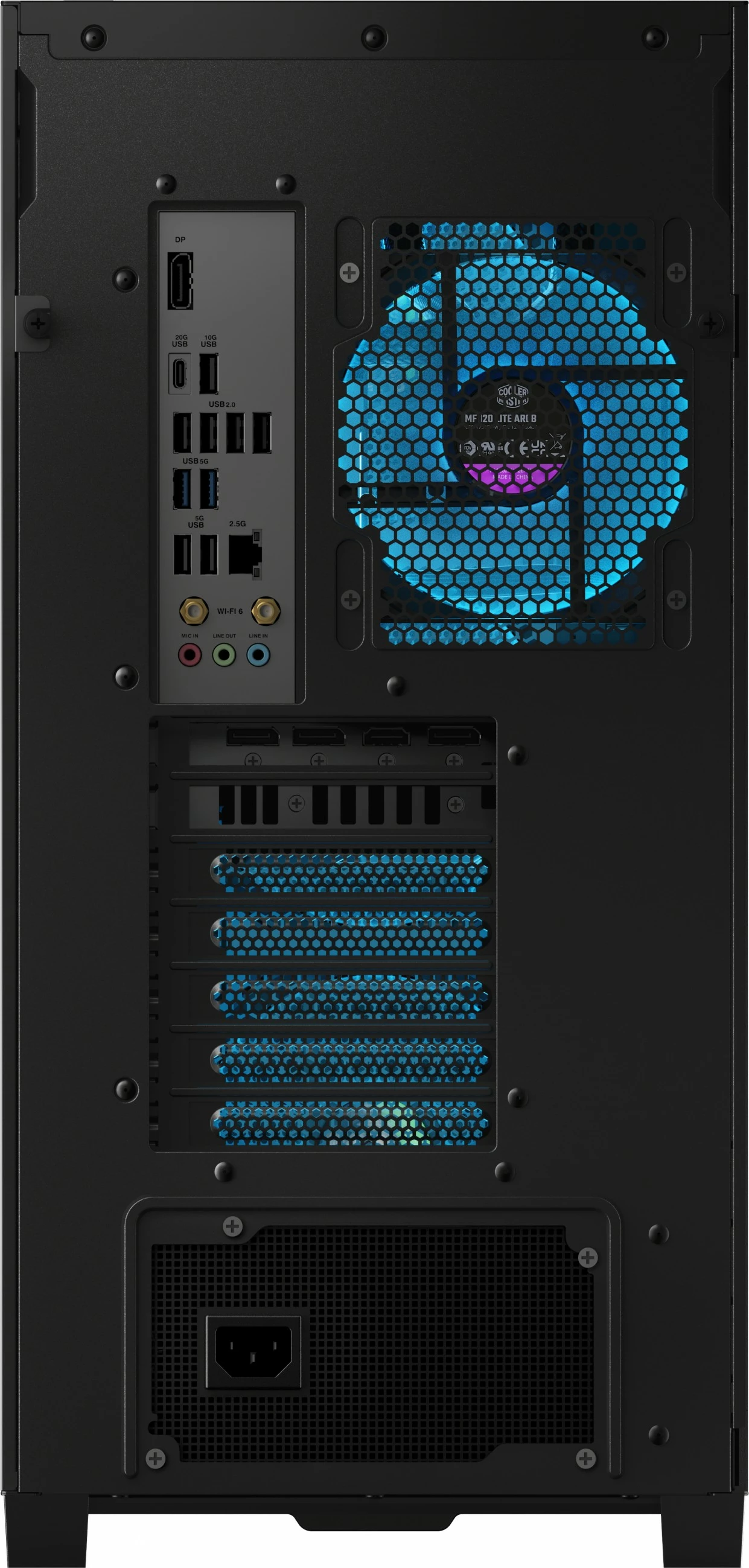 Kompjuter ASUS ROG GM700 R7-9800X3D, 64GB RAM, 1TB SSD, e zezë