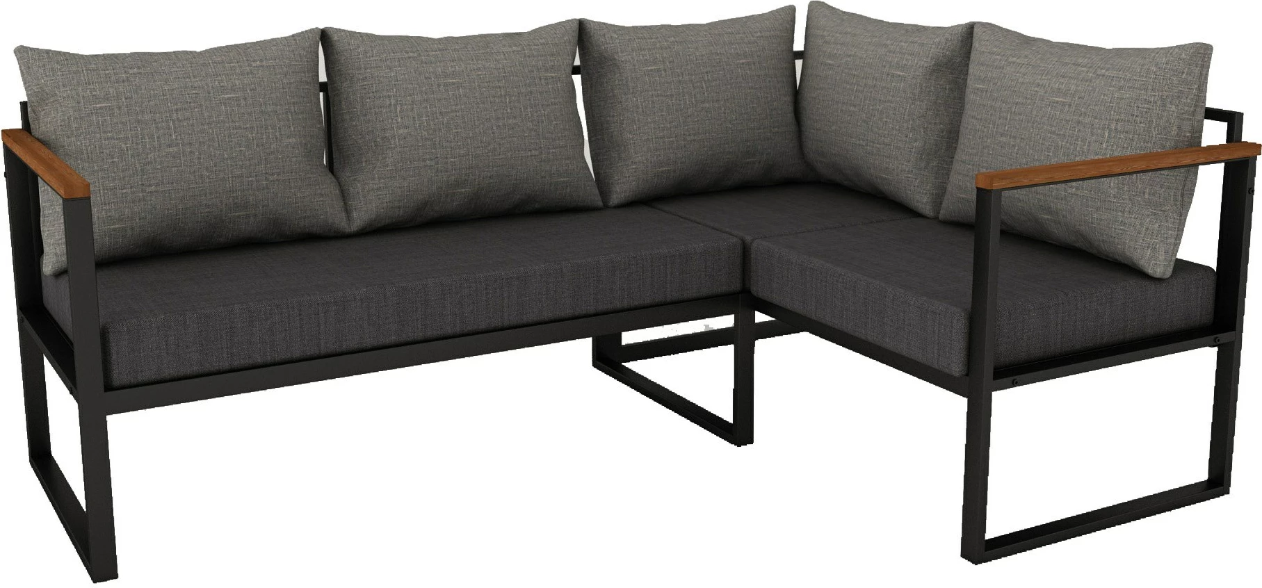 Këndare për kopsht Skye Decor, gri dhe antracit, CPT5515-190