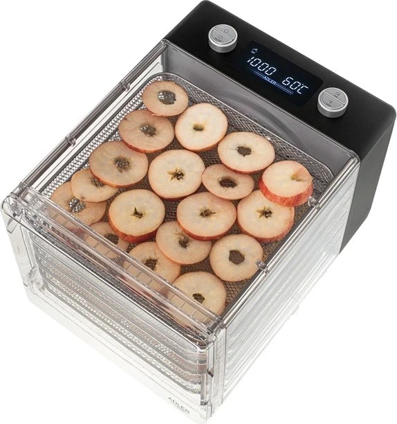 Tharëse kërpudhash, frutash dhe perimesh Adler AD 6660, 600 W, e zezë