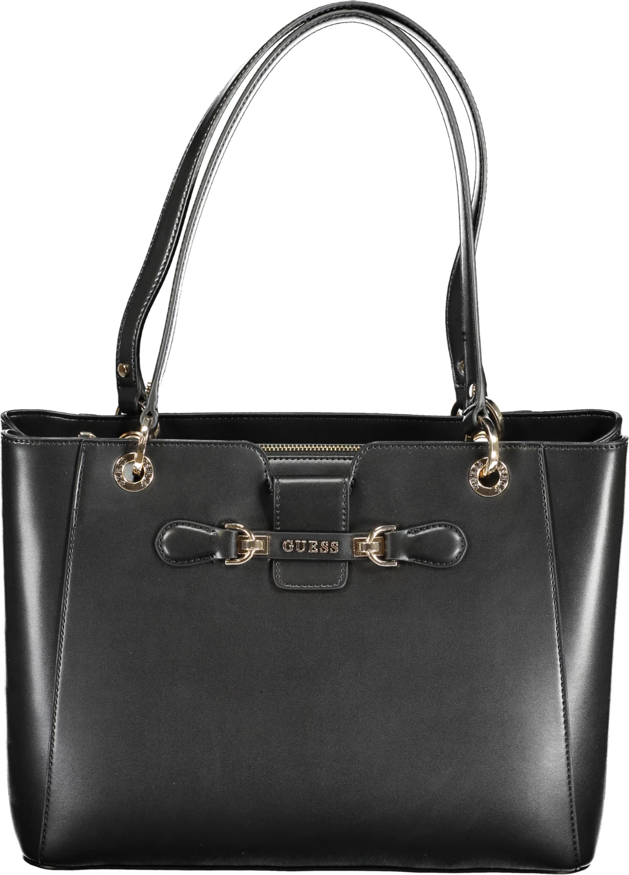 Çantë GUESS JEANS NOLANA për femra, e zezë