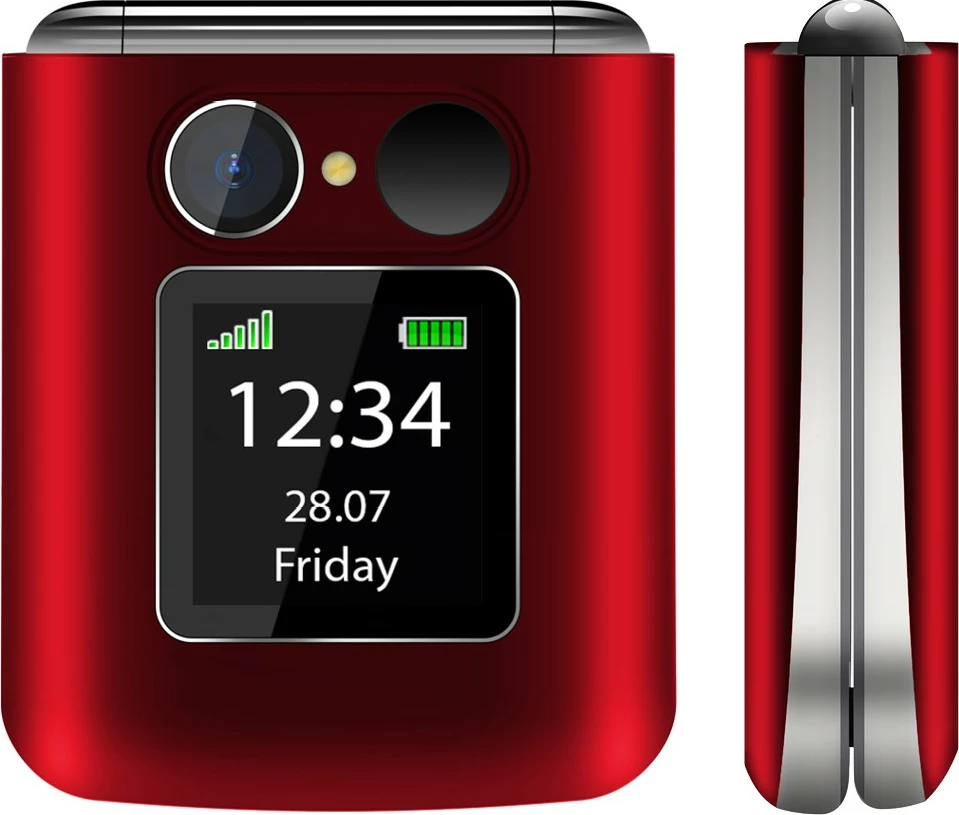 Celular bea-fon Fold 10 LTE, i kuq