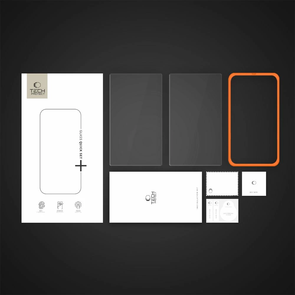 Mbrojtës ekrani Tech-Protect Easy Set+, për Nintendo Switch 2, 2 copë, Transparent