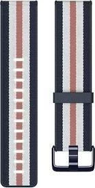 Rrip Smartwatch Fitbit Versa Lite Woven Hybrid Band FB166WBNVPKL, Large, navy/pink