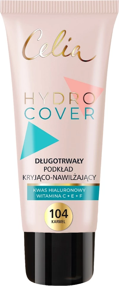 Primer për fytyrë Celia Hydro Cover Long-lasting Covering and Moisturizing 104 Caramel për femra 30ml