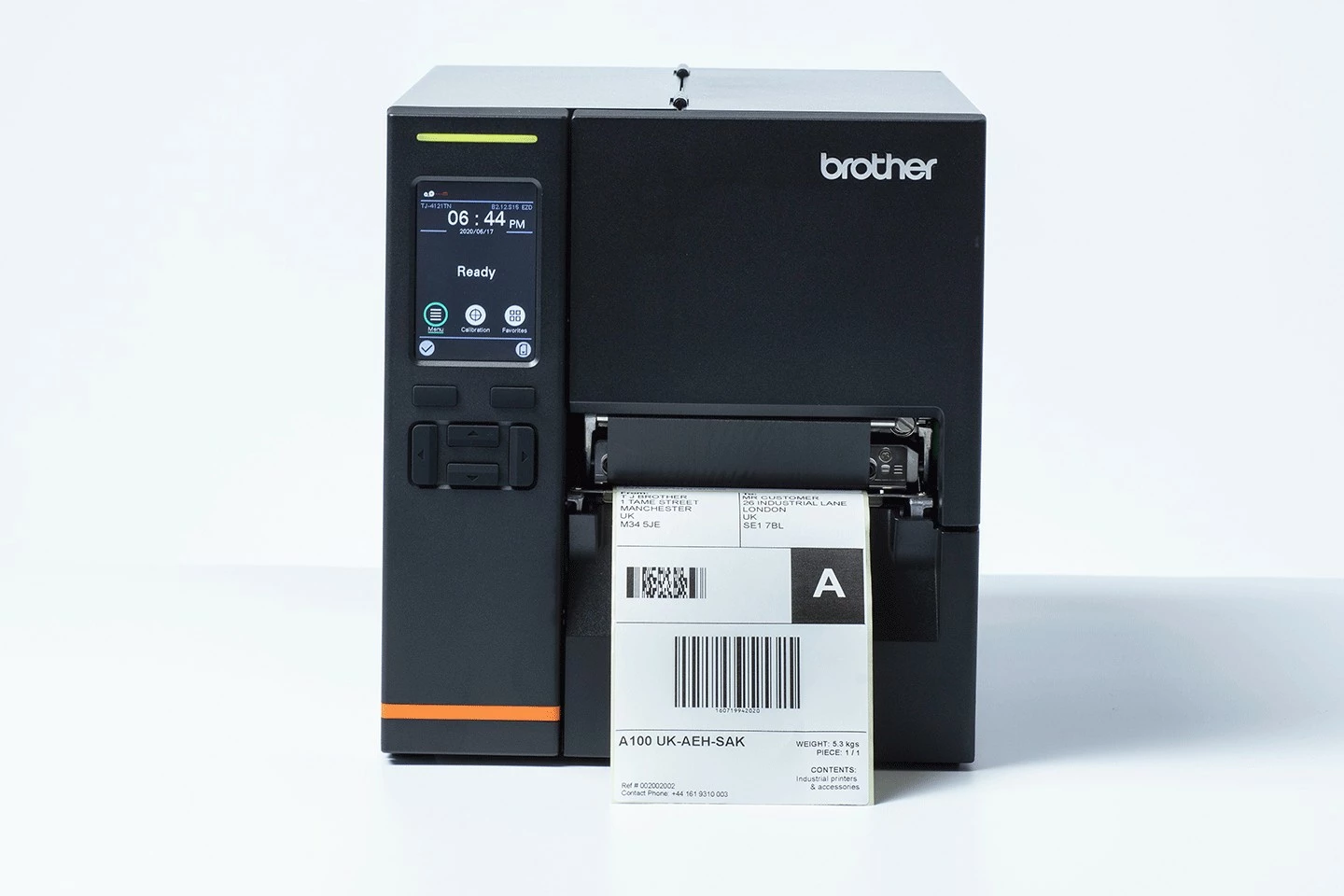 Printer etiketa Brother TJ-4021TN 4 inç, 203dpi, USB/Seriell/LAN, zi