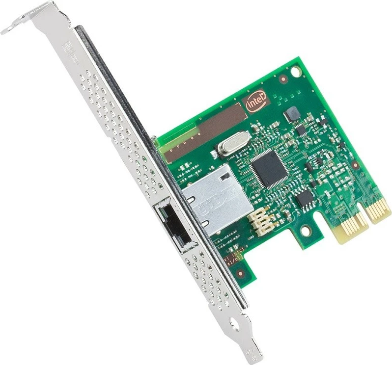 Kartë rrjeti Intel I210T1G1P20, PCI Express, Ethernet, 1000 Mbit/s, Gjelbër, Argjendtë
