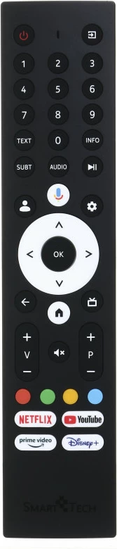 Smart TV SmartTech 43QG02V2 43" QLED 4K Google TV, HDR10, Dolby Audio