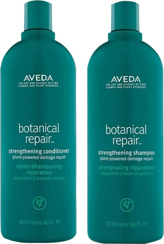 Set shampon dhe balsam për flokë Aveda Botanical Repair Strengthening për femra, 1000ml + 1000ml