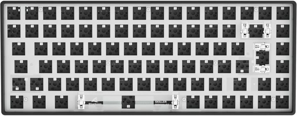 Tastierë barebone SHARKOON SKILLER SGK50 S3, 75%, RGB, e zezë