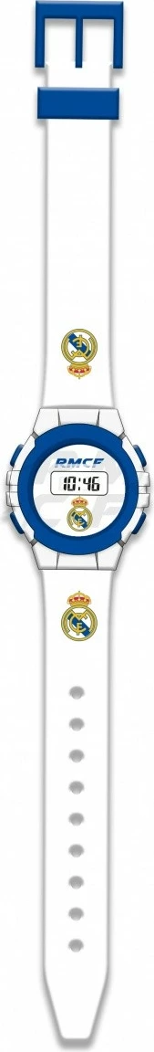 Orë digjitale për fëmijë Kids Euroswan Real Madrid RM00014, e bardhë