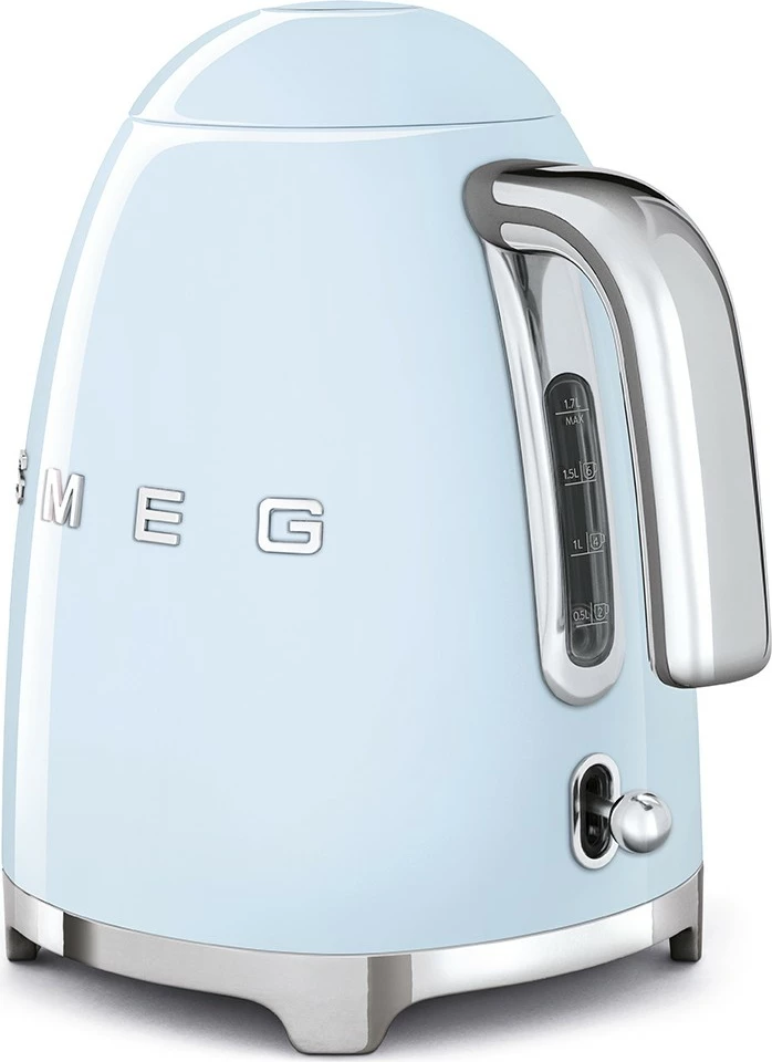 Ibrik elektrik SMEG KLF03PBEU, 1.7L, 2400W, pastel blu