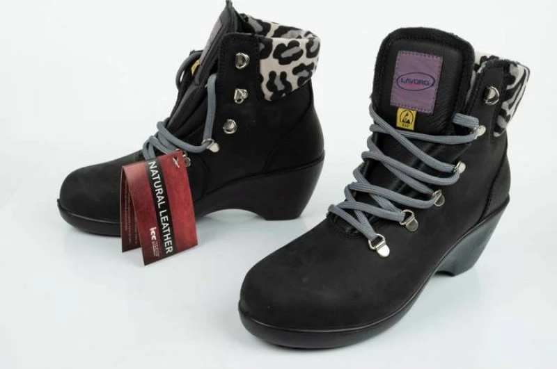 Çizme të sigurisë për femra Lavoro, të zeza