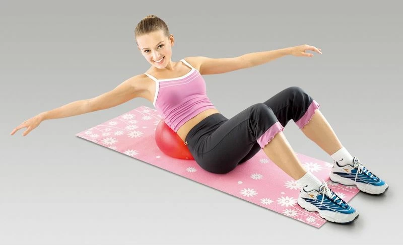 Top për gimnastikë Body Sculpture, për meshkuj dhe femra, blu