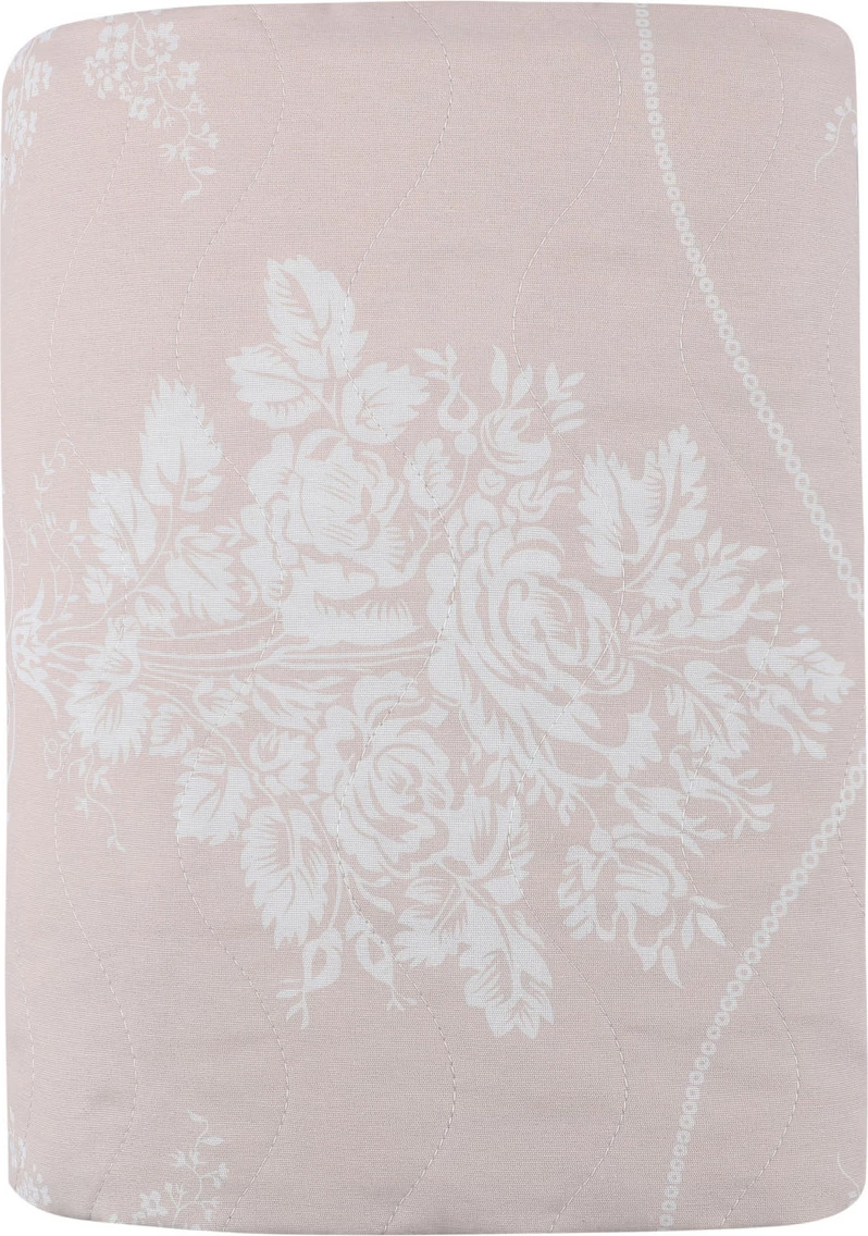 Set mbulesë dysheku për krevat dopio, ngjyrë mink dhe e bardhë, L'essentiel, Kraliçe