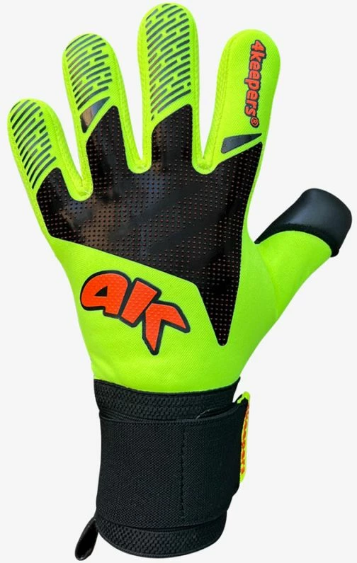 Doreza portieri për fëmijë 4keepers, të zeza dhe të gjelbra