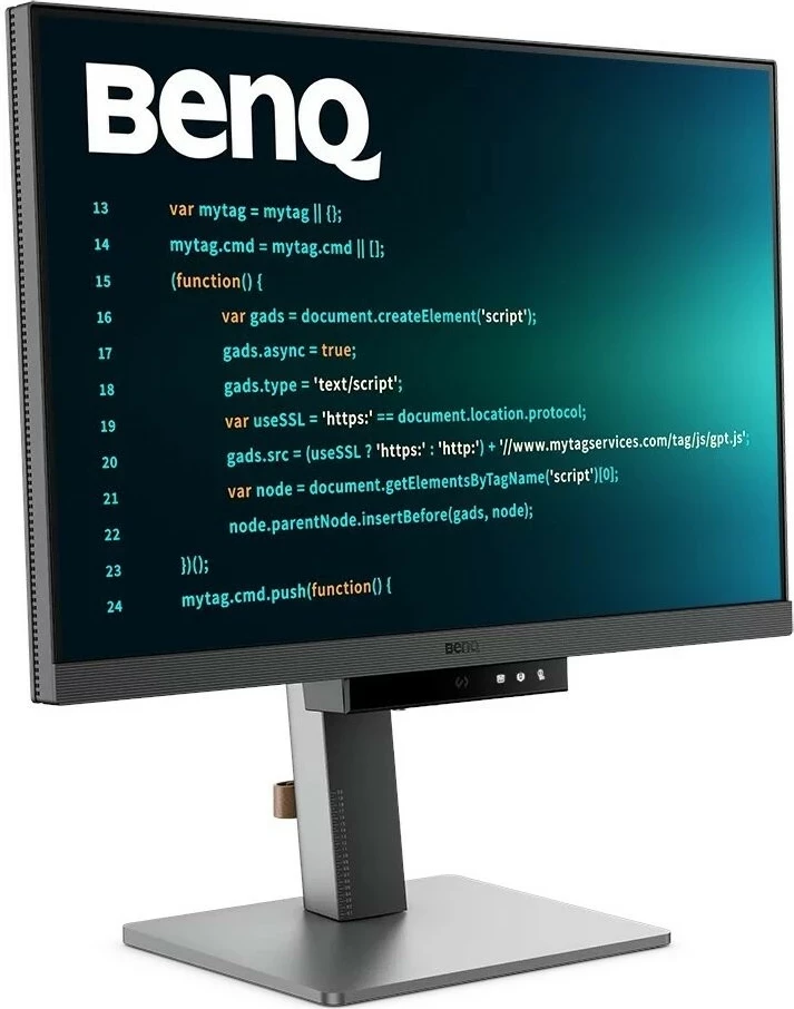 Monitor BenQ RD240Q, 24 inch, 2560 x 1600, HDR10, e zezë-argjendtë