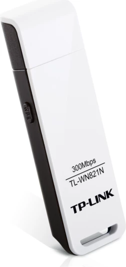 Adapter rrjeti USB Wi‑Fi TP-LINK TL-WN821N 300Mbps, bardhë/zi
