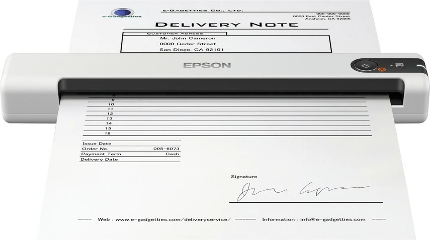 Skaner Epson WorkForce DS-70, 600x600 DPI, A4, USB, portativ