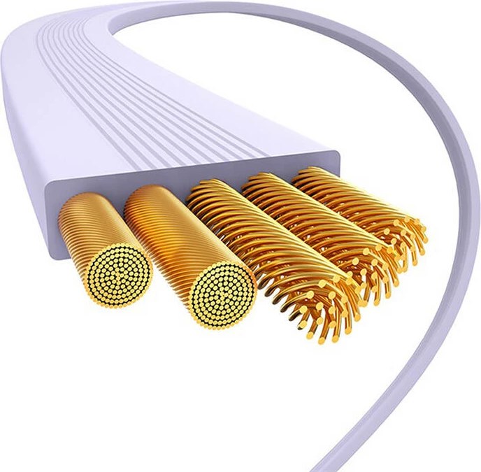 Kabllo USB Baseus Free2Pull, USB-C në Lightning, 20W, 1m, vjollcë