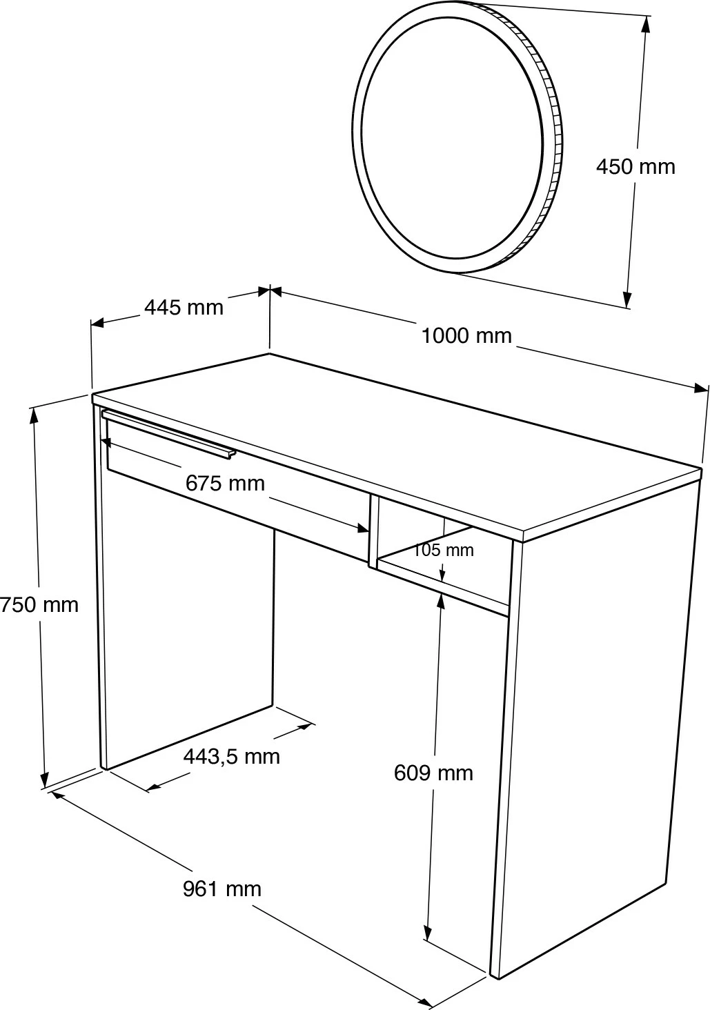 Set dhome për të rinj Skye Decor, ON27-W