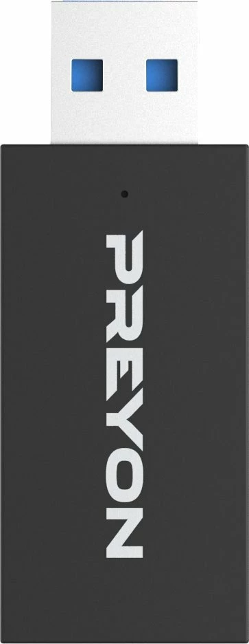 Kufje gaming PREYON Hurricane Fly PHF40B wireless 7.1 RGB me mikrofon të shkëputshëm, të zeza