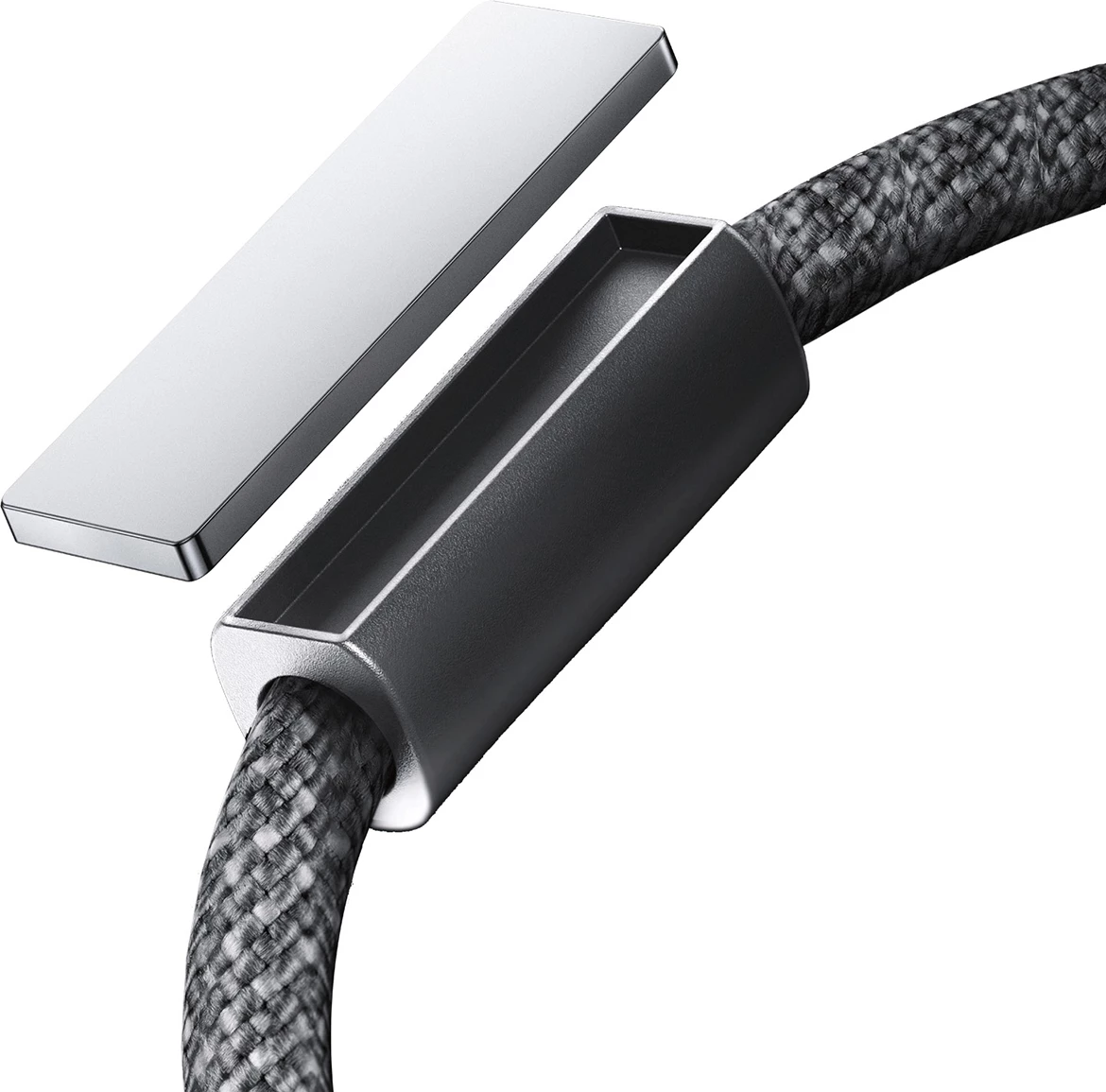 Kabllo Joyroom S-A50 Unlimited Series, USB-A në USB-C, 1.2m, 3A, me organizues magnetik, Gri