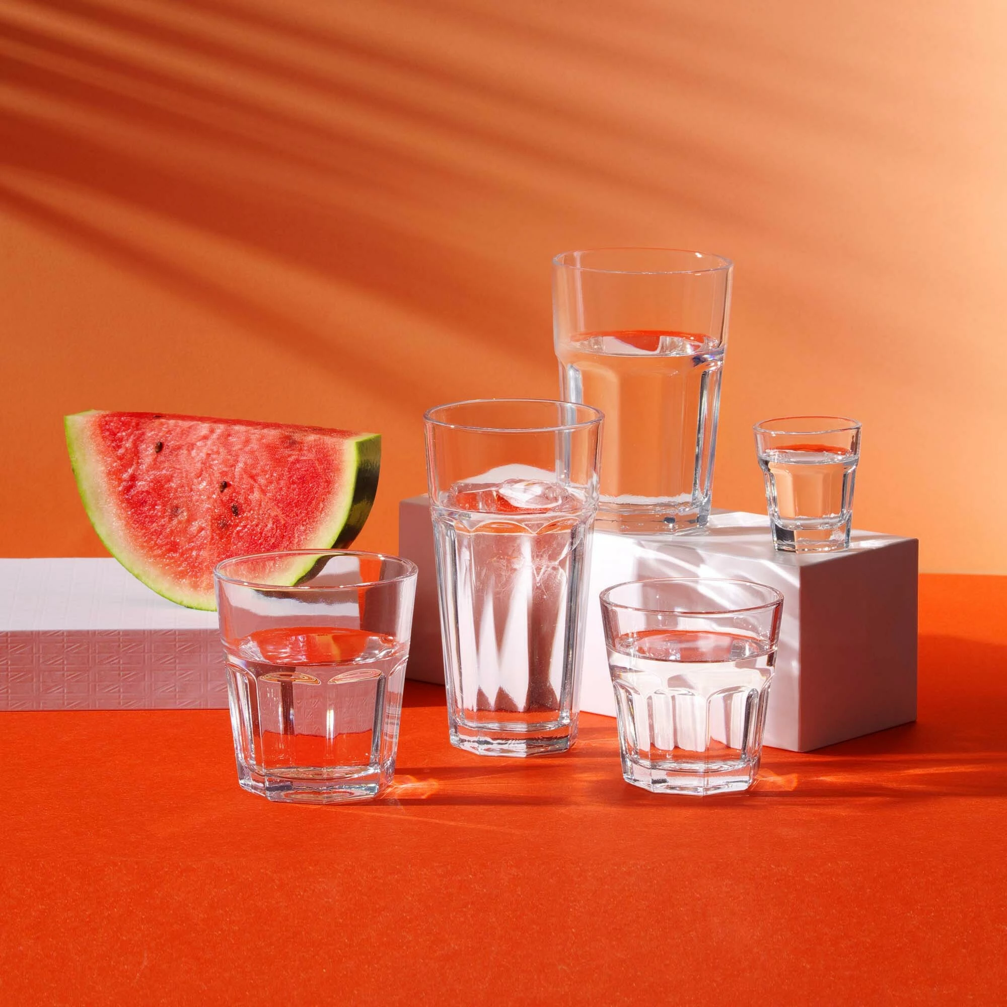 Gotë uji LAV HORECA Amsterdam 200 ml, qelq, transparente, set 12 copë