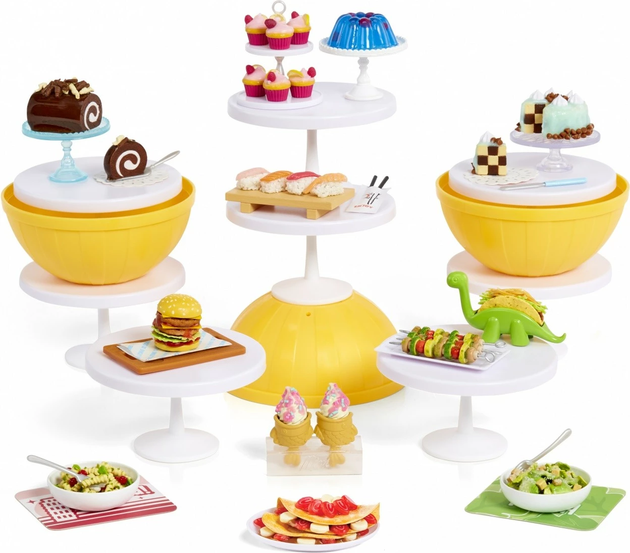 Set figurina Miniverse Mini Food Mix MGA, për koleksion, plastikë, i përzier