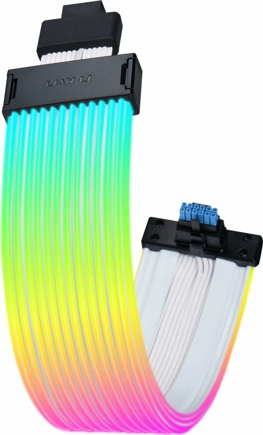 Kabllo ndriçimi RGB për GPU Lian Li Strimer Wireless 12V-2x6 Wide 340mm 174 LED 2.4GHz e bardhë