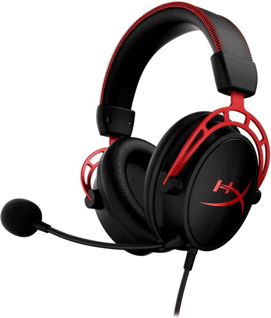 Kufje HyperX Cloud Alpha, të zeza/ kuqe