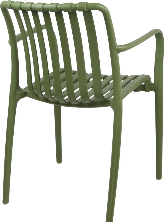 Karrige për kopsht Zoi, ngjyrë e gjelbër e errët, 58.5x54x80cm