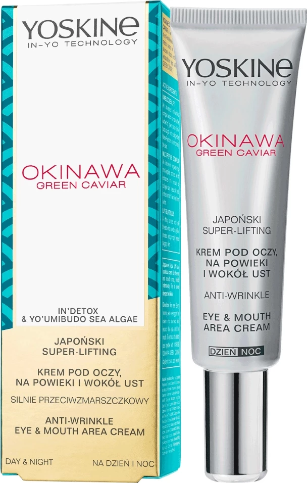 Krem për sy dhe gojë Yoskine Okinawa Green Caviar për femra 15ml