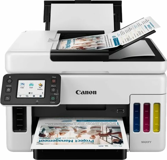Printer multifunksional Canon PIXMA GX6040, MegaTank, A4, Wi-Fi, i bardhë