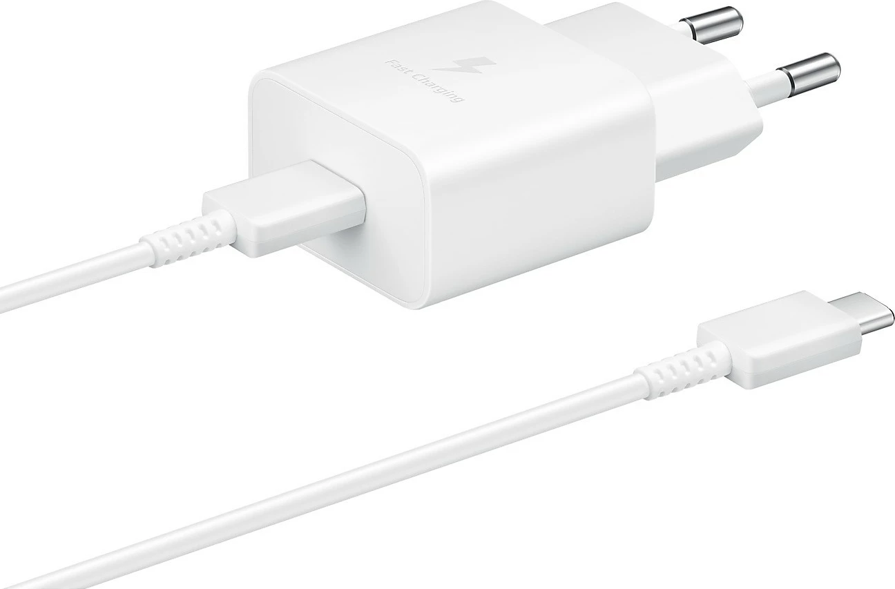 Karikues Samsung EP-T1510XWEGEU, USB Type-C, Fast Charging, 1m, bardhë