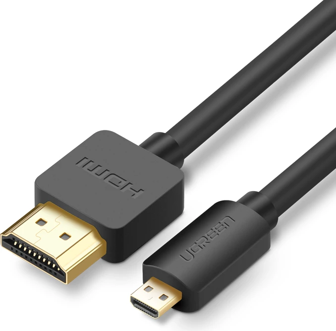 Kabllo Ugreen Micro HDMI në HDMI 3m, e zezë