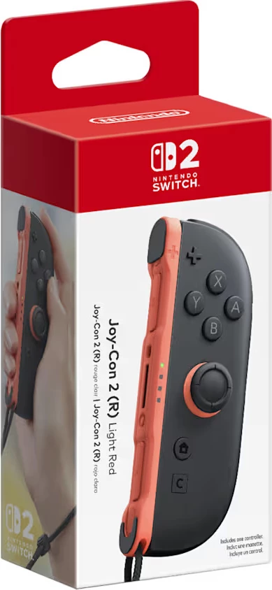 Kontroller Nintendo Joy-Con 2 (R), NFC, buton C, për Nintendo Switch 2, e kuqe