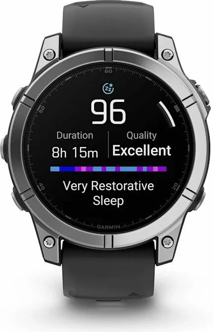 Orë sportive Garmin për meshkuj/femra, e zezë