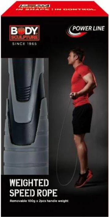 Litar për kërcim me peshë Body Sculpture, 2 x 100g, BK 256