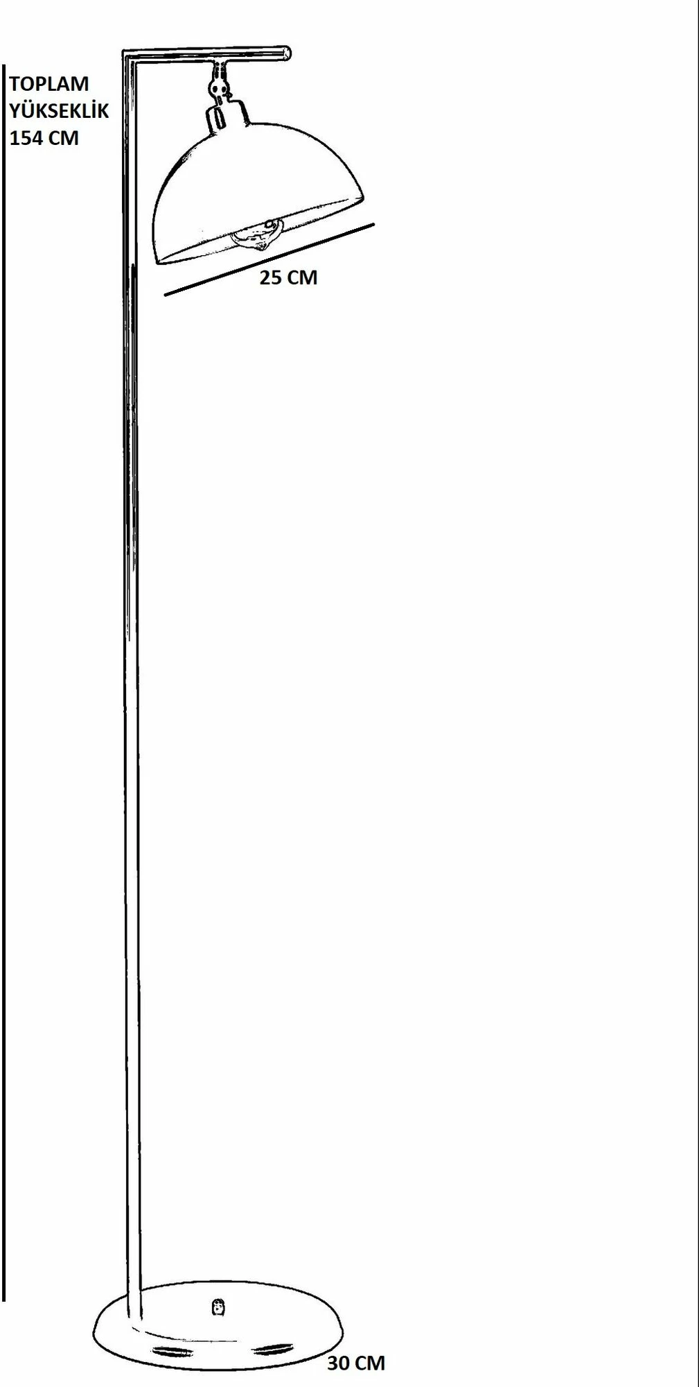 Llambë dyshemeje Opviq, 8917-1, ngjyrë gri