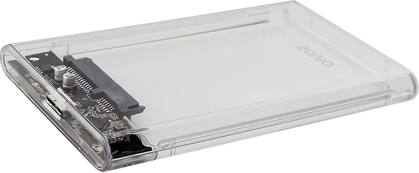 Kasë e jashtme Savio AK-66 për HDD/SSD 2.5", USB 3.0, Transparent