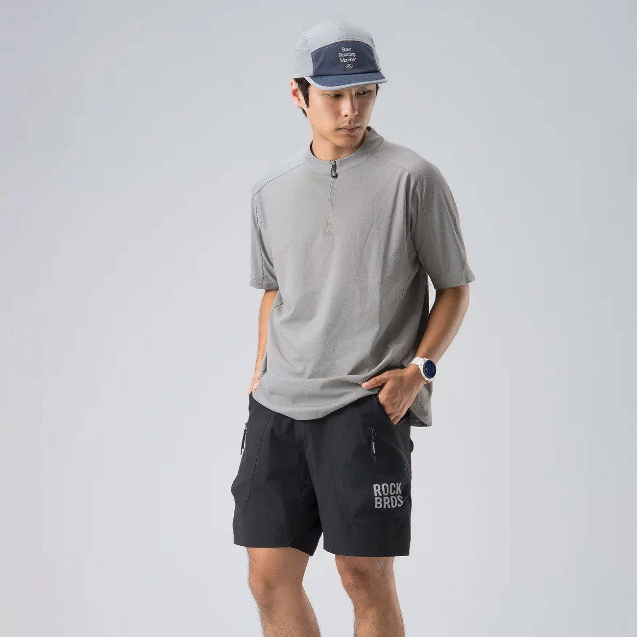 Shorce sportive Rockbros YDDK015, XXXL, me rrip, xhepa me zinxhir YKK, 88% najlon/12% spandeks, të zeza