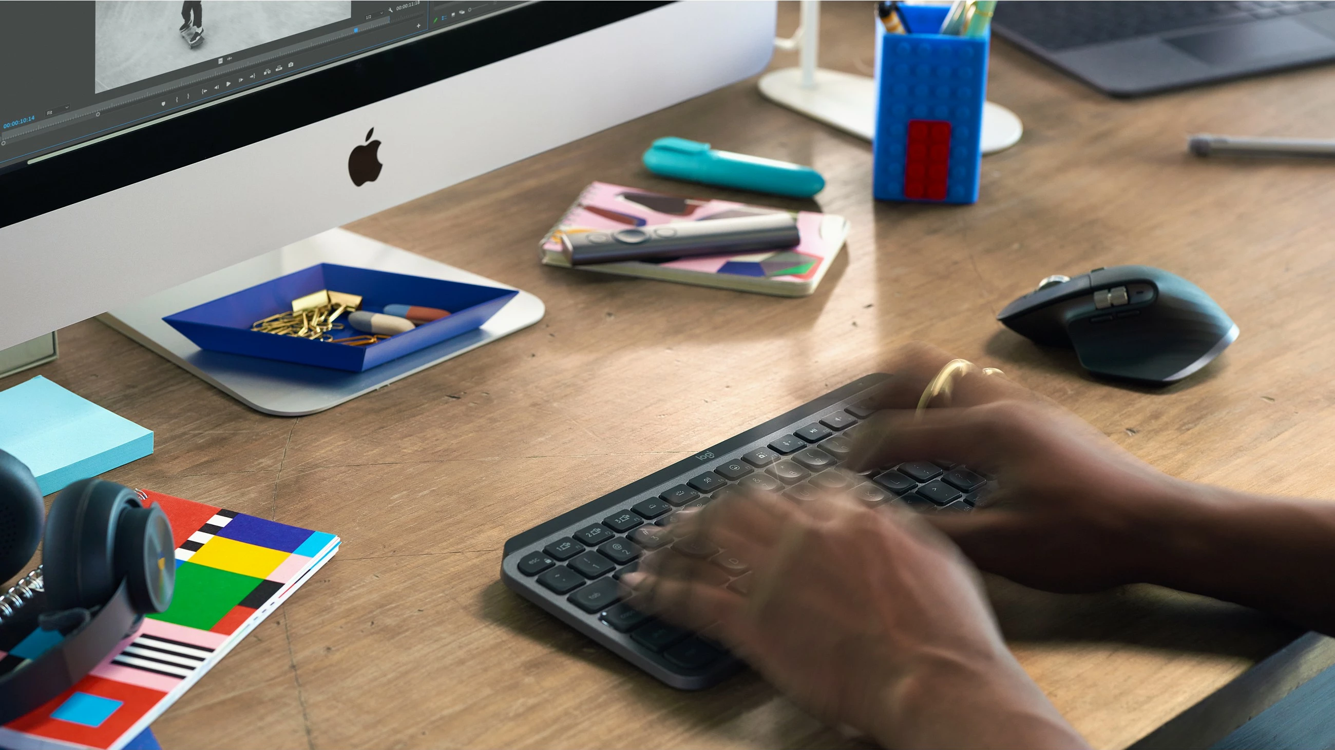 Tastierë Logitech MX Keys Mini, Wireless, RF Wireless + Bluetooth, QWERTY, LED, Grafit