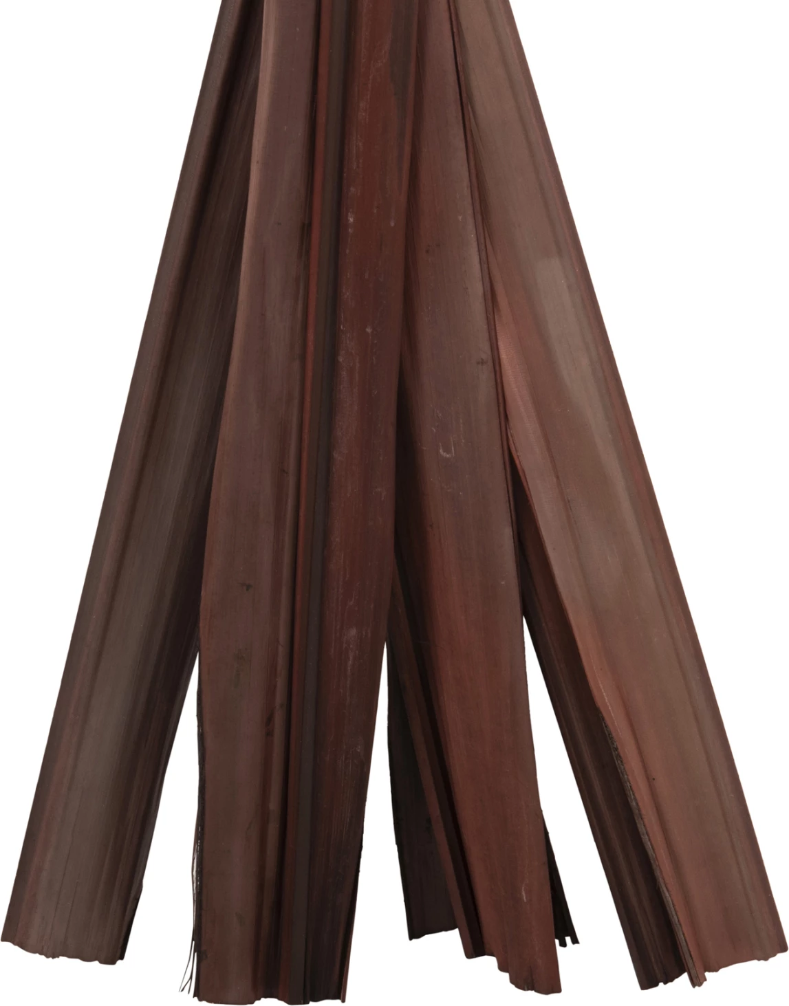 Buqetë dekorative me gjethe të thata shpate FH7965 10PCS kafe 120Hcm